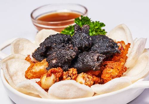 Two-tone Crispy Squid