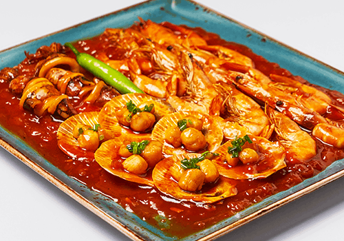 Seafood Mix in Special Chili Sauce