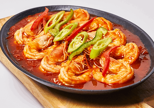 Spicy Sizzling Shrimp