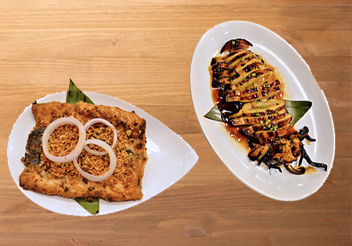 Seafood dishes